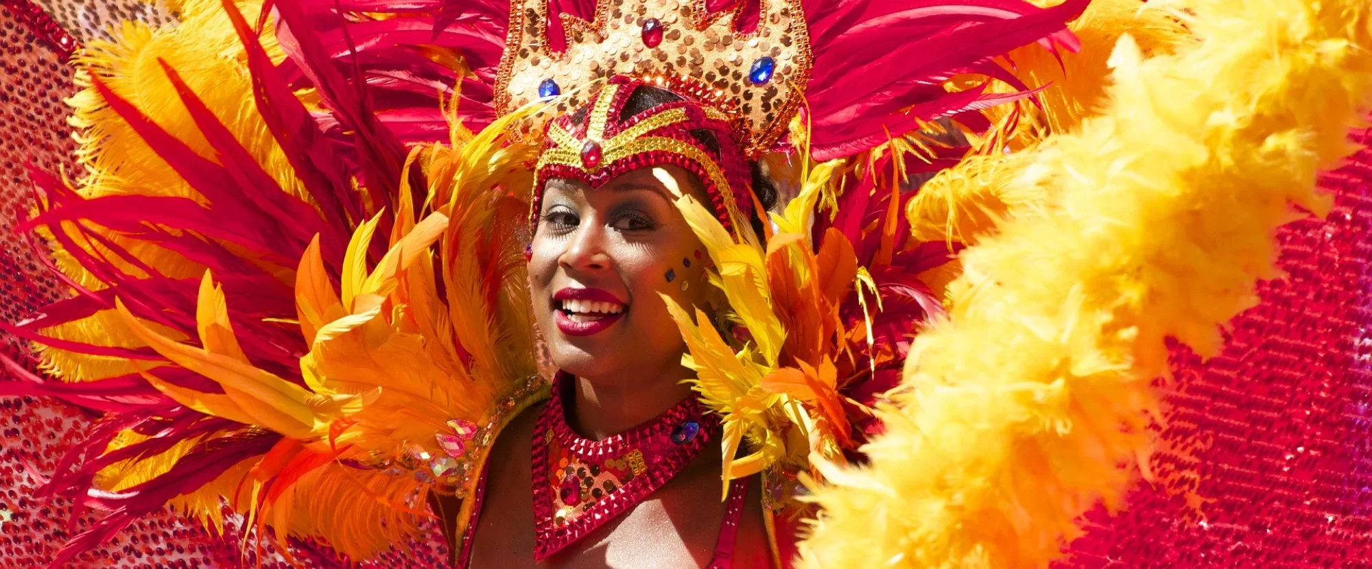 Rio Carnival dancer, Brazil