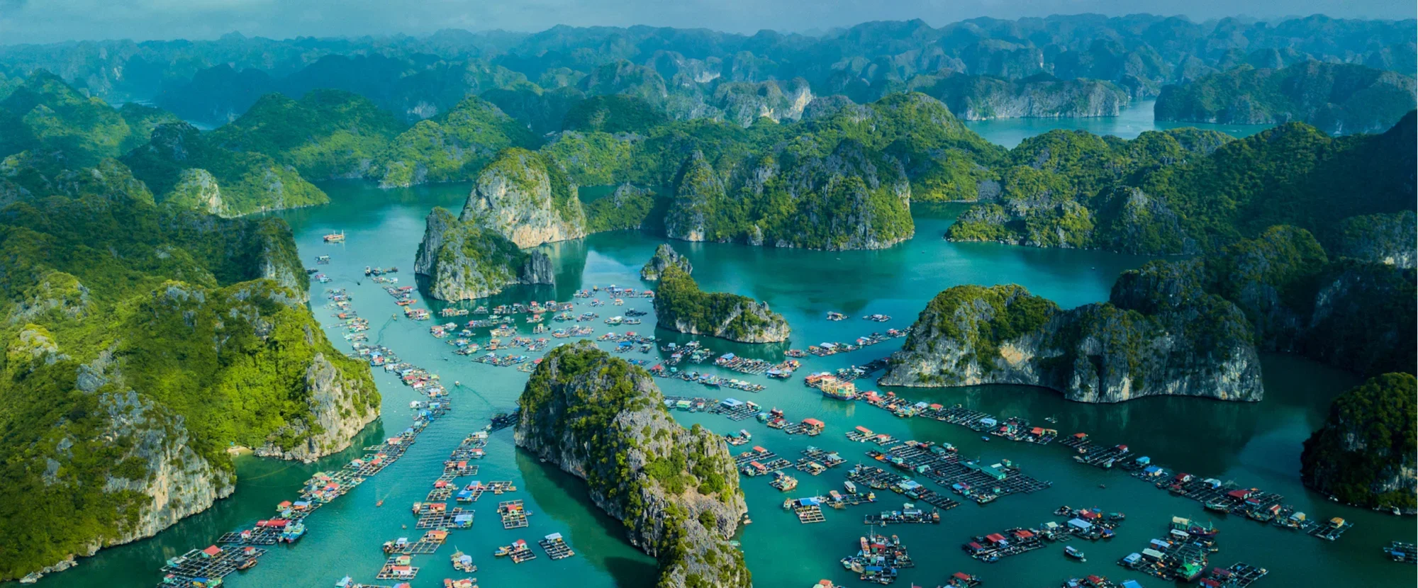 Lan Ha Bay fishing village, Vietnam