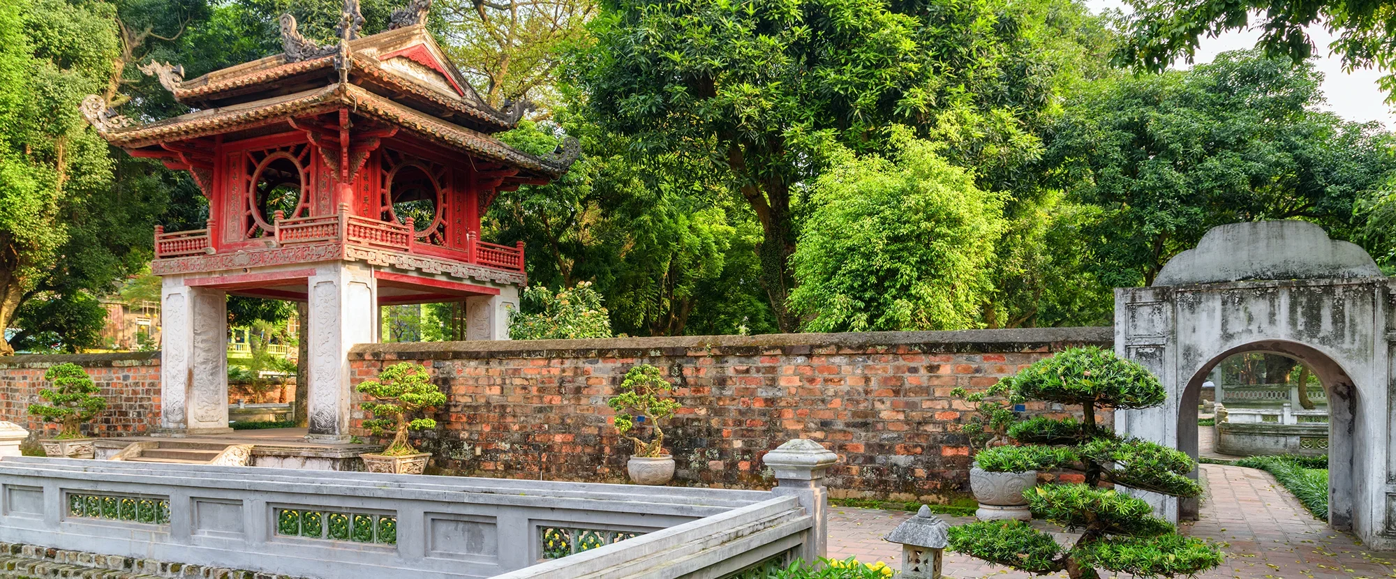Temple of Literature in Hanoi, Vietnam