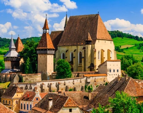 Biertan in Sibiu, Romania