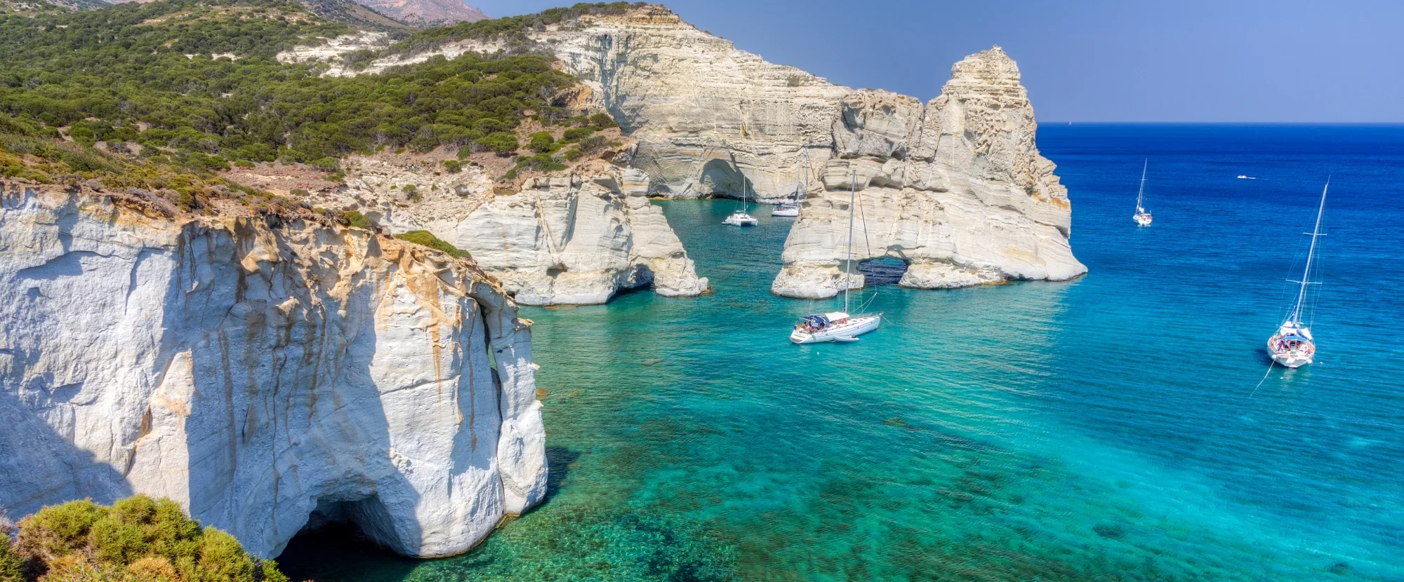 Kleftiko in Milos, Greece