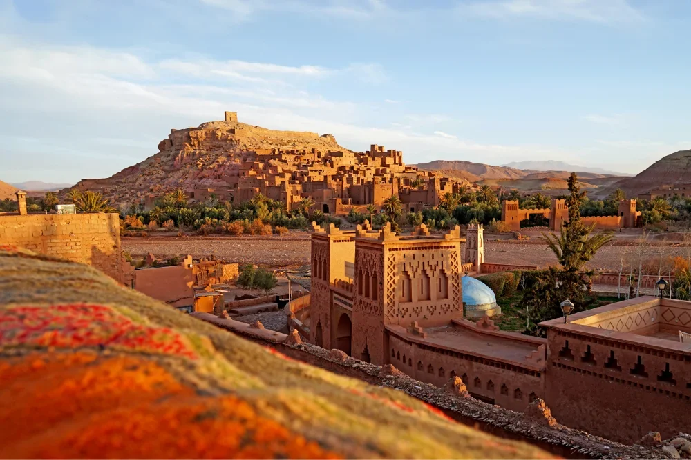 Ait Benhaddou Kasbah in the Moroccan desert
