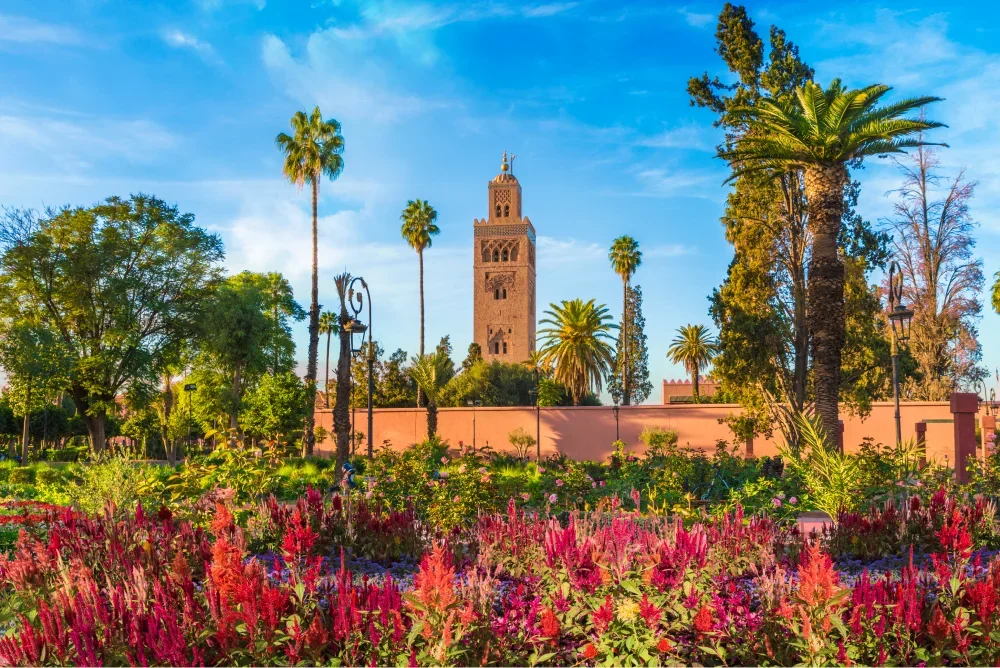 Koutoubia Mosque in Marrakech, Morocco