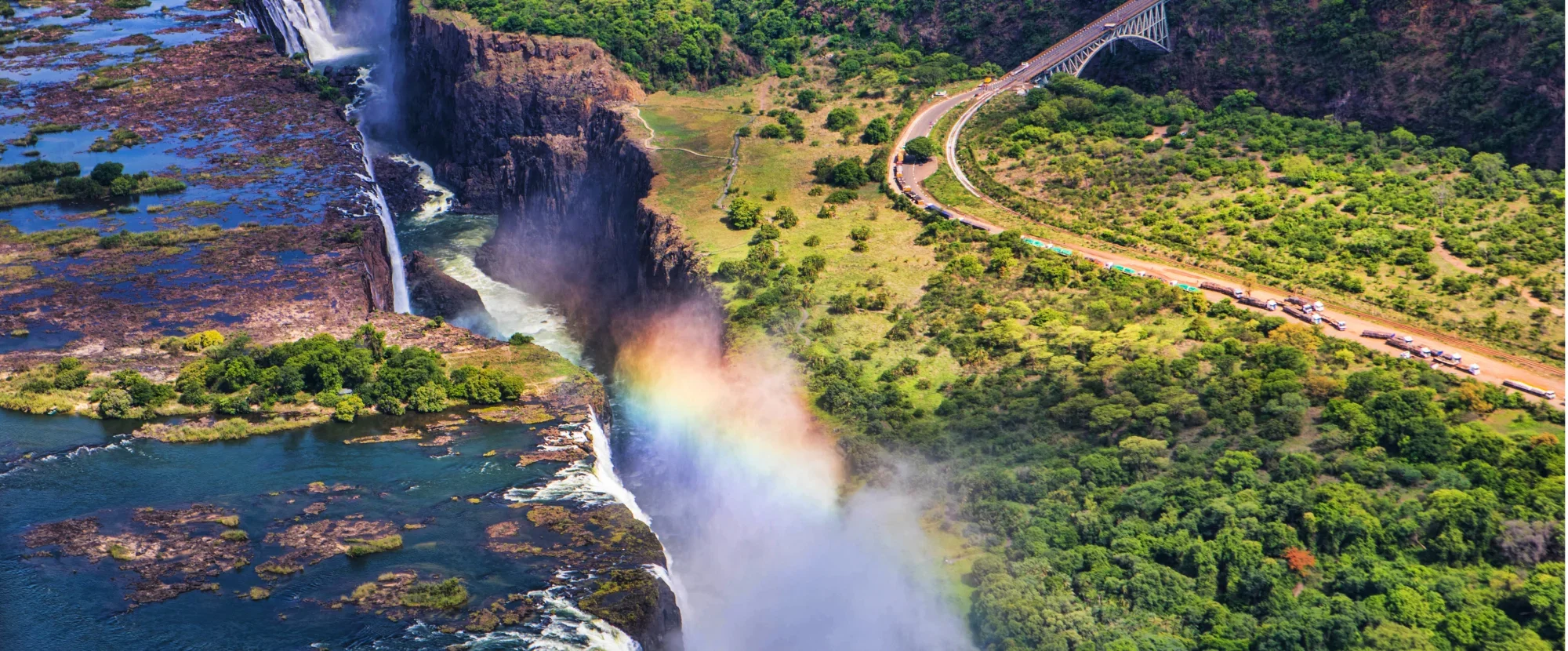 Victoria Falls in Zambia and Zimbabwe