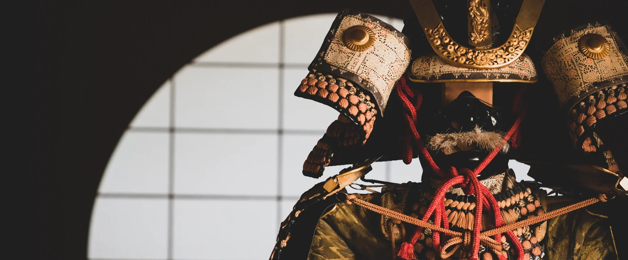 Samurai warrior costume in Japan