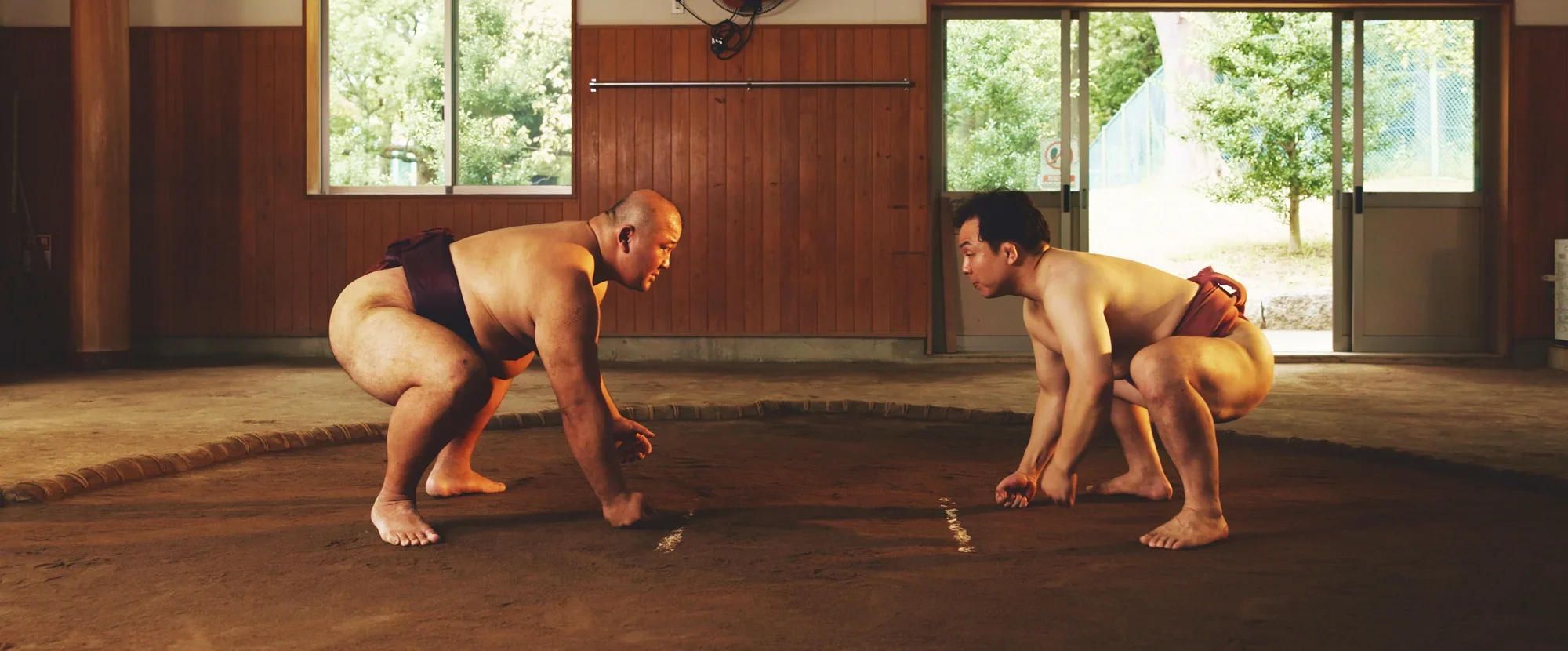 Sumo wrestlers in Japan