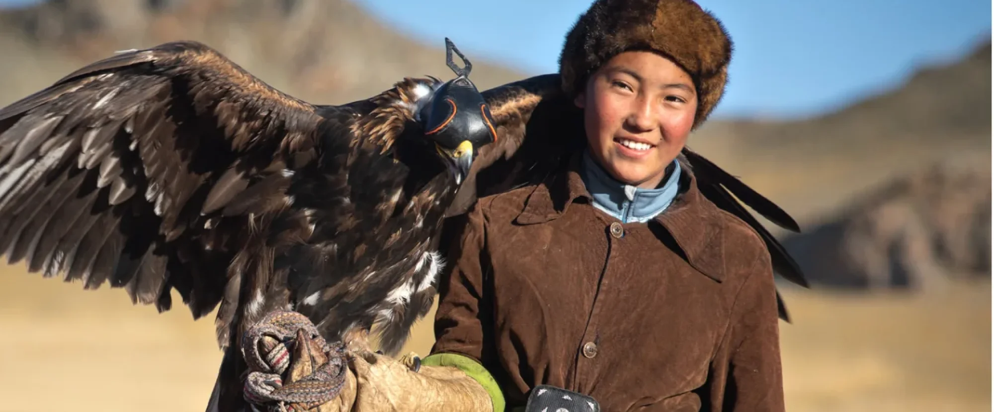Kazakh Eagle Hunter, Golden Eagle Festival, Mongolia
